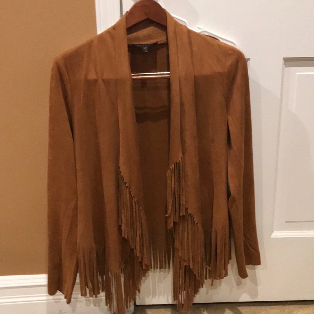 Suede, fringe jacket